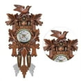 thumbnail image 3 of Clocks Hand-Carved Cuckoo Clock Living Room Bedroom Decor Tabletop Wall Cuckoo Clock, 3 of 6