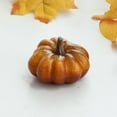 thumbnail image 6 of Artificial Pumpkin, Fake Foam Pumpkin Fall Harvest Mini Simulation Pumpkin Model Creative Home Tabletop Decor for Autumn Thanksgiving Halloween 4.5x7.5cm Coffee, 6 of 9