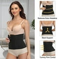 thumbnail image 4 of POP CLOSETS Women's Waist Trainer Corset for Everyday Wear Steel Boned Tummy Control Hourglass Body Shaper with Adjustable 6 Rows Hooks, 4 of 7
