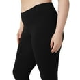 thumbnail image 3 of No nonsense Women's Cotton Capri, Black, Large, 3 of 5