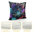 thumbnail image 4 of Nawypu Square Throw Pillow Covers Beautiful Blooming Glowing Flower Pillow Cases Decorative for Home Bedroom Sofa Colorful Petals Natural Floral Painting Pillowcases Standard Size, 4 of 5