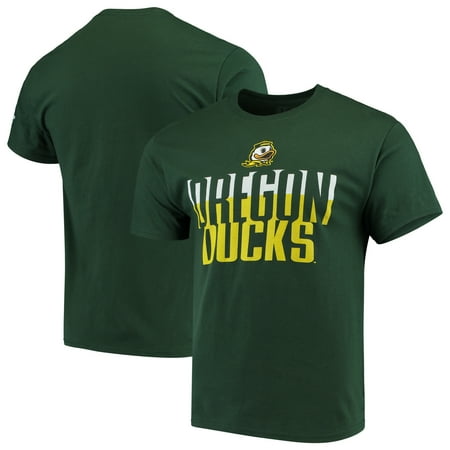 Oregon Ducks Baseball - Men's Russell Green Oregon Ducks Textured Trend Crew Neck T-Shirt