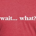 thumbnail image 3 of CafePress - Wait What T Shirt - Mens Tri-blend T-Shirt, 3 of 4