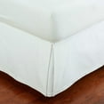 thumbnail image 1 of Fancy Collection 14” Inch Drop Tailored Pleated Bed Skirt Queen Size Solid White New, 1 of 1