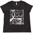 thumbnail image 3 of Inktastic I Have... Inspirational Words for Those Battling Lung Cancer Women's Plus Size T-Shirt, 3 of 5