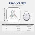 thumbnail image 3 of Bingfone Unicorn And Wine Print 2-Piece Sun Shade Front Windshield - Foldable Car Front Window Sunshades For Most Sedans Suv Truck - Medium, 3 of 7