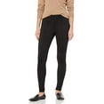 thumbnail image 2 of No Nonsense Women's Ponte Knit Pintuck Legging, Black, M, 2 of 3