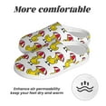 thumbnail image 6 of Balery Rubber Duck Chicken Bird Pattern Women's Fuzzy Memory Foam Slippers Fluffy Winter House Shoes Indoor and Outdoor-35/36, 6 of 7