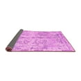 thumbnail image 2 of Ahgly Company Indoor Rectangle Abstract Pink Contemporary Area Rugs, 6' x 9', 2 of 4