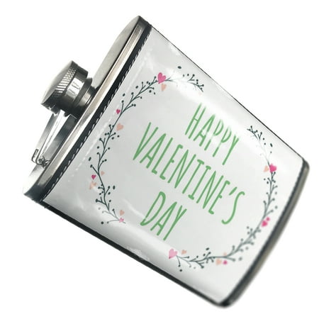 

NEONBLOND Flask Happy Valentine s Day Valentine s Day Heart Wreath