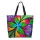 thumbnail image 1 of Fotbe Multicolored Beautiful Flower Bolsa Tote Estética de Lona con Estampado para Mujer - Bolsa Reutilizable de Hombro Casual para Vacaciones, Compras, Trabajo y Gimnasio, 1 of 8