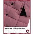 thumbnail image 3 of CANADA WEATHER GEAR Girls’ Winter Coat – Stadium Length Quilted Puffer Parka Jacket (7-16), 3 of 7