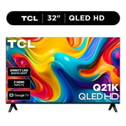 TCL 32" Q21K Series (NEW 2025) 720P HD QLED Smart TV with Google TV – 32Q21K