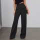 thumbnail image 1 of WILLBEST Pantalones Casuales de Cintura Alta para Mujer, Pantalones de Pierna Recta para el Trabajo Diario, elegantes Pantalones de Vestir Cómodos para Verano y Otoño. Extra Grande, 1 of 3