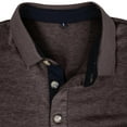 thumbnail image 5 of Sngxgn Men's Classic Fit Short Sleeve Polo Shirt(Coffee,XXL), 5 of 5