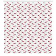 thumbnail image 3 of Ambesonne Dachshund Shower Curtain, Merry Christmas and Dog, 69"Wx75"L, Warm Taupe Dark Pink, 3 of 3