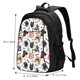 thumbnail image 5 of Balery Hip Hop Dog Mochila con carga USB para hombre y mujer - Mochila impermeable y antirrobo para laptop con puerto USB para viajes, trabajo, 5 of 7
