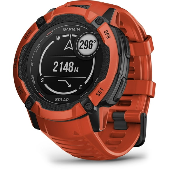 Garmin Instinct 2X, Solar, Flame Red, NA/AUS/NZ Garmin 010-02805-11