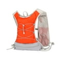 thumbnail image 2 of figatia Men Running Vest Reflective Gear Portable Adjustable Vest Backpack for Marathoner Hiking Trail Orange, 2 of 8