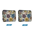 thumbnail image 7 of FORMRS 13-13.3 inch Laptop Sleeve Case Soft Carrying Quilted Computer Bag Cover, Blue Flowers, 7 of 7