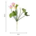 thumbnail image 2 of SWETRACE 2Ud Flor Artificial De Loto En Seda Rosa Para Uso En Y Fotografía, 2 of 7