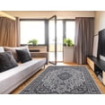 thumbnail image 2 of Linon Emerald Barton Woven Microfiber Polyester 6'7"x 9'7" Rug in Cream, 2 of 10