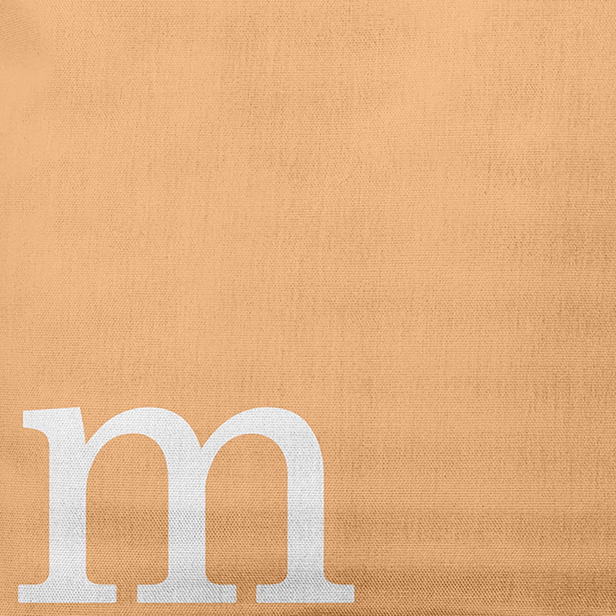 Simply Daisy 18" x 18" Modern Monogram Decorative Throw Pillow, Pale Gold