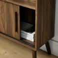 thumbnail image 5 of Transmit Bookcase with Sliding Doors in Walnut, 5 of 10