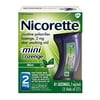 Nicorette Mini Lozenge Nicotine Polacrilex 2Mg Stop Smoking Aid, Mint, 81Ct