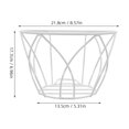 thumbnail image 2 of AURARMLET 1 Set Balcony Railing Planter Iron Hanging Plant Holder for Outdoor Space, 2 of 8