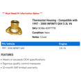 thumbnail image 2 of Thermostat Housing - Compatible with 1997 - 2000 INFINITI QX4 3.3L V6 1998 1999, 2 of 2