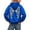 Dark Blue, variant on Womens Angel Wings Rhinestone Zip Up Hoodie Y2K Fashion Solid Color Long Sleeve Sweatshirt Fall Winter Casual Jacket