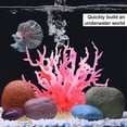 thumbnail image 3 of Plantas de acuario, pecera decorativa de coral artificial de 2 piezas., 3 of 5