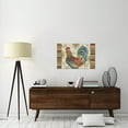 thumbnail image 2 of Global Gallery Daphne Brissonnet 'Rooster Rainbow IIA' Canvas Wall Art, 2 of 4