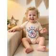 thumbnail image 4 of BemeyourBBs Cousin Crew Shirt Romper Baby and Toddler Matching Shirt Outfits Baby Girl Boy 4th of July Outfit Patriot Independence Day Clothes Short Sleeve Letter Star Print Summer Bodysuit Playsuit, 4 of 9