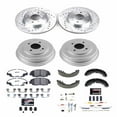 thumbnail image 3 of PowerStop Front and Rear Z26 Street Warrior Brake Pad Rotor Drum and Shoe Kit Fits: HONDA Select Models K15247DK-26, 3 of 9