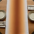 thumbnail image 5 of Table Runners 72 Inches Long Dress Scarves, Dark Burnt Orange Grey Ombre Farmhouse Kitchen/Dining Table Runner, Coffee Tablerunners, Farmhouse Gradient Minimalist 14x72 Inch, 5 of 9