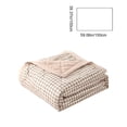 thumbnail image 3 of Khaki Plaid Summer Cool Quilt, Soft Washed Cotton Breathable Silk Smooth Summer Bedding Quilt for Hot Sleepers Night Sweats White , Lightweight Air Conditioning Quilt for Home Daily Sleep, 3 of 6