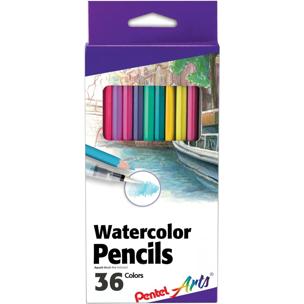 Pental Arts Watercolor Pencils 36/PkgAssorted Colors