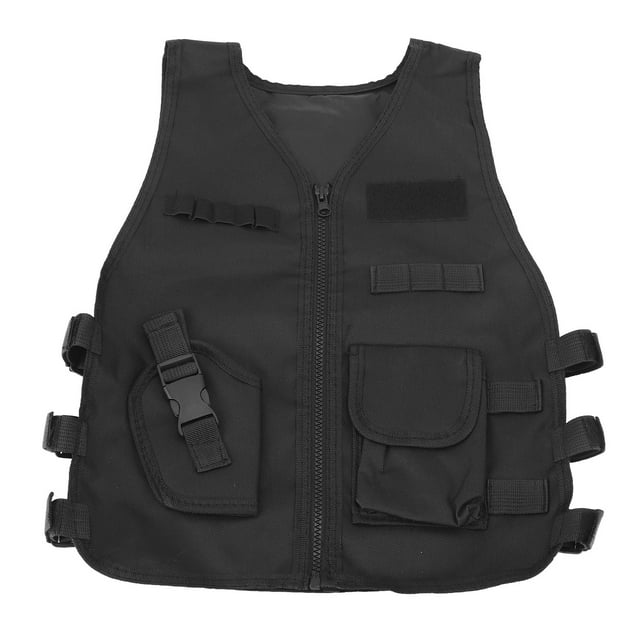 Chaleco de tiro NikouMX ajustable para niños militar de entrenamiento de seguridad transpirable
