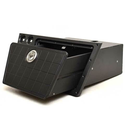 Nitro Black Starboard Aluminum Boat Storage Box Drawer with Rod Holder for 2015 Z21 Port