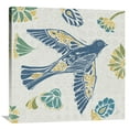 thumbnail image 1 of Global Gallery Daphne Brissonnet 'Nordic Woodcut Bird IVF' Canvas Wall Art, 1 of 4