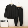thumbnail image 2 of NOLDARES 2pcs Toddler Baby Boy Fall Winter Clothes Print Long Sleeve Sweatshirt Tops Casual Pants Set Little Kids Outfits Clothing(Dark Gray,12-16 Y), 2 of 7