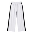 thumbnail image 7 of Asgosdo Sweatpants for Teen Girls High Waisted Wide Leg Color Block Trackpants Casual Baggy Fall Pants with Pockets Size 5-15Y, 7 of 7