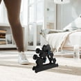 thumbnail image 4 of RUNROTOO Support de Poids Noir PP Organisateur pour Entraînement à Domicile Gym Paire, 4 of 8