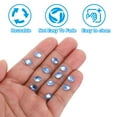 thumbnail image 5 of Uxcell Flat Back Acrylic Teardrop Gems, 8x6mm Teardrop Rhinestones Bead, Blue 100Pcs, 5 of 7