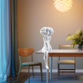 thumbnail image 3 of Estatua creativa de la escultura de de Estatua moderna del decorativo coleccionable para el arte de la decoración B BLESIY Estatua de resina abstracta, 3 of 7