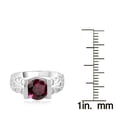 thumbnail image 3 of Sterling Silver with Choice of Gemstone Solitaire Ring, 3 of 3