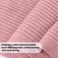 thumbnail image 3 of 2 piezas de bufanda de invierno para niños, cuello de punto cálido, bufanda clásica suave y cálida para niñas y niños, 3 of 5