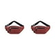 thumbnail image 2 of Sonducket Hombres Riñonera Cremallera Multi-bolsillo Casual Moda Portátil Hombro Crossbody Pecho Bolsas deportivas Bolsa Regalo Rojo Rojo 2piezas, 2 of 6